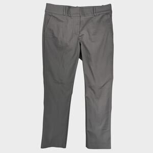 LOFT Outlet 14 Gray Modern Skinny Ankle Pants Cotton Polyester Spandex